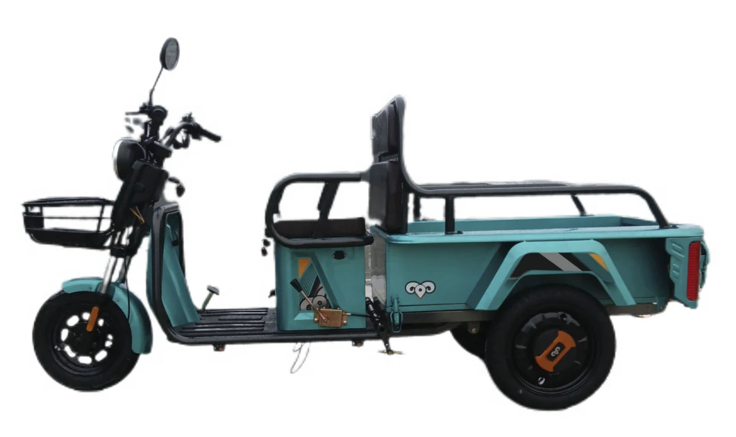 Wholesale Promotion Battery Powered Electric Tricycle 60V 1000W 1200W Load Fat Tire Adult Electric Cargo