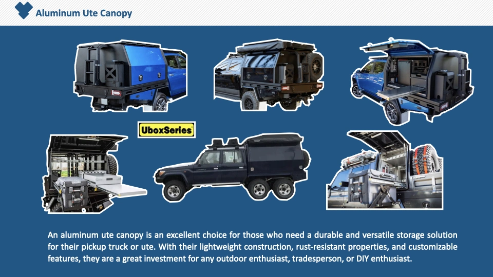 Portable Self-Driving Camping Car Pickup Trunk Tent Shelter Sunshade Tail Extension Canopy Rainproof Aluminum Metal Steel Flatbed