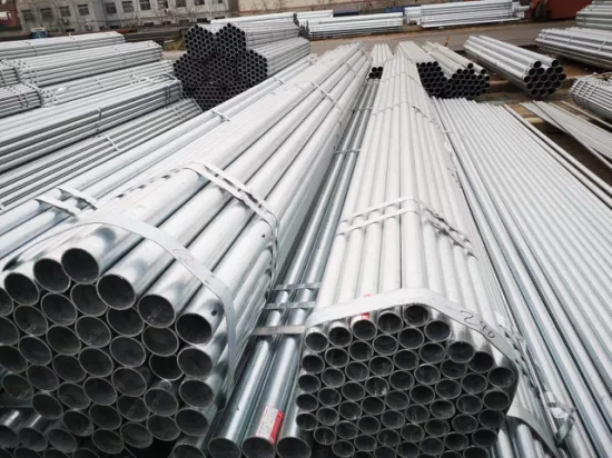 Materiale da costruzione della fabbrica Tubo in acciaio zincato rotondo da 3 pollici e 20 piedi di alta qualità